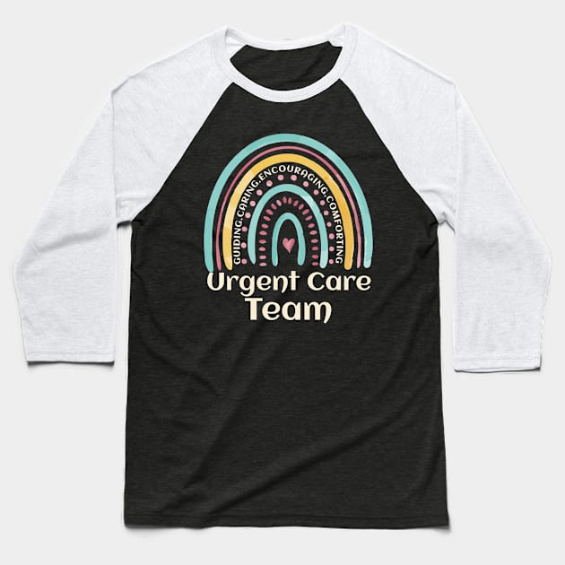Rainbow Urgent Care Nurse Team, Minor Injury Unit RN nurse Baseball T-Shirt by Shop design